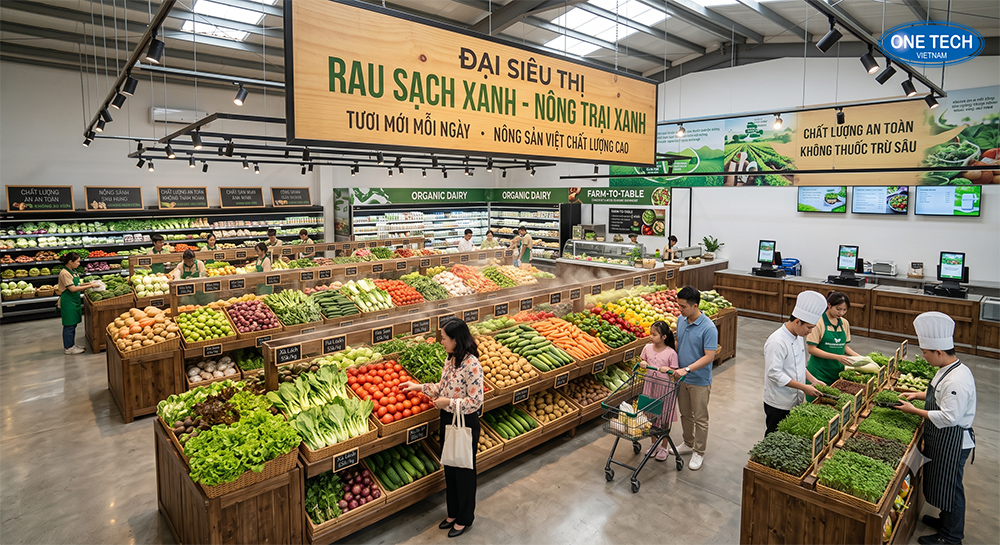 Kinh nghiệm hữu ích khi mở cửa hàng rau sạch