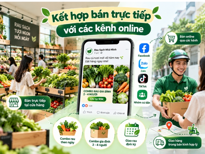 Kinh nghiệm kết hợp bán online và offline